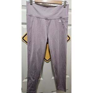 Optime Stash Adidas Leggings 7/8 23.5" Ins Preloved Fig Purple Pocket XL